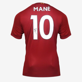 Sadio Mané Signed Liverpool Football Shirt - 2019-20 Home